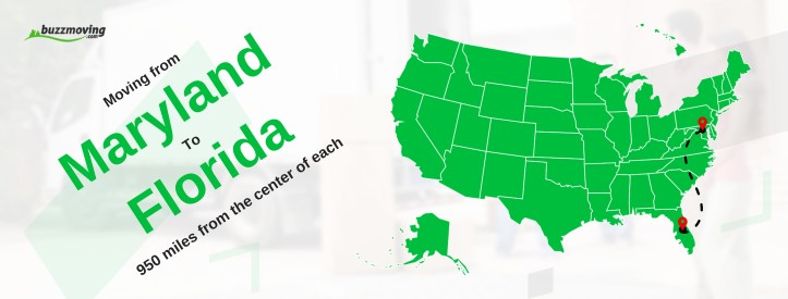 map moving from maryland to florida
