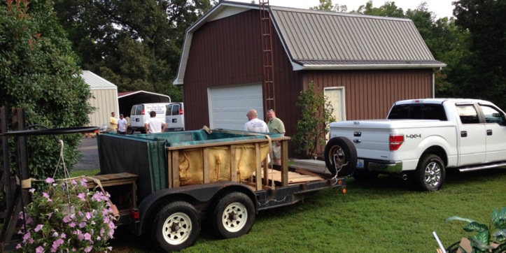 best way to move a hot tub harmlessly