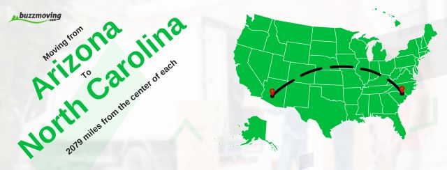 moving from Arizona to North Carolina